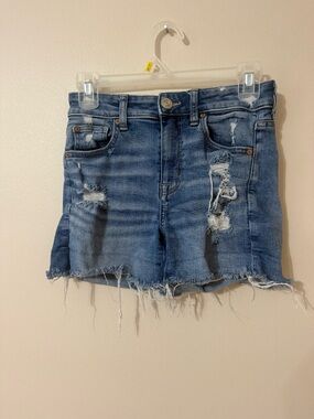 American Eagle High Rise Stretch Denim Shorts Size 2, perfect condition